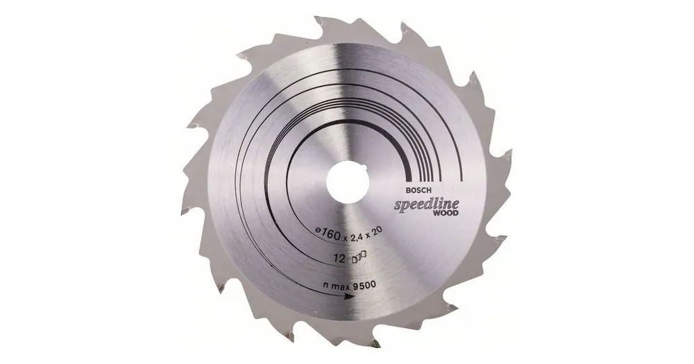Online Kaufen BOSCH Sägeblatt Speedline Wood 160 x 20 x 2,2 mm, 12 2608640786