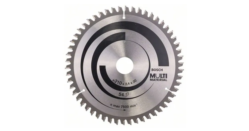Abverkauf BOSCH Sägeblatt Multi Material 210 x 30 x 2,4 mm; 54 2608640511