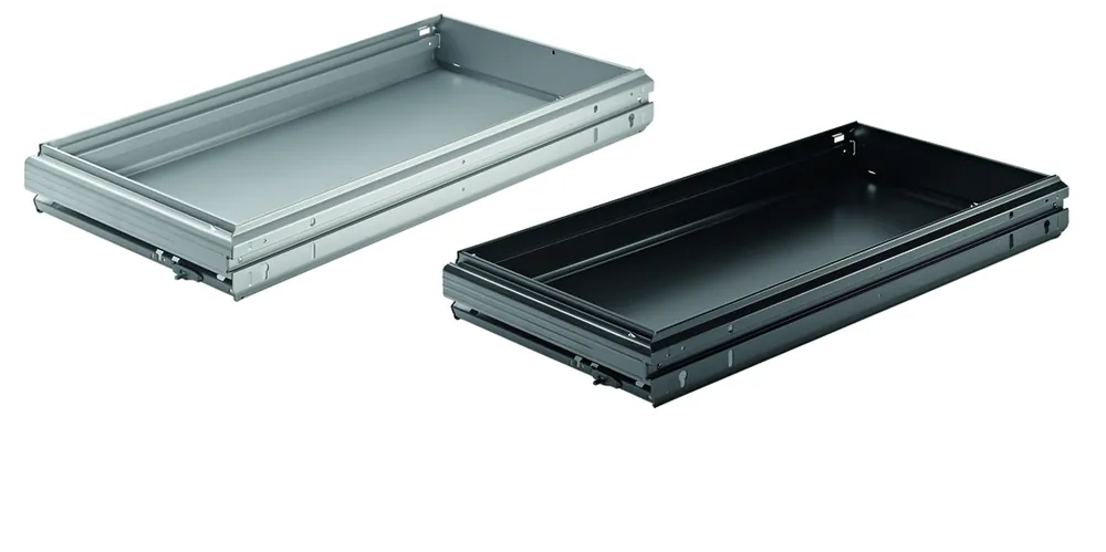 Günstig Breitwandschub Alu-Finish hinter Blende T400 B 800