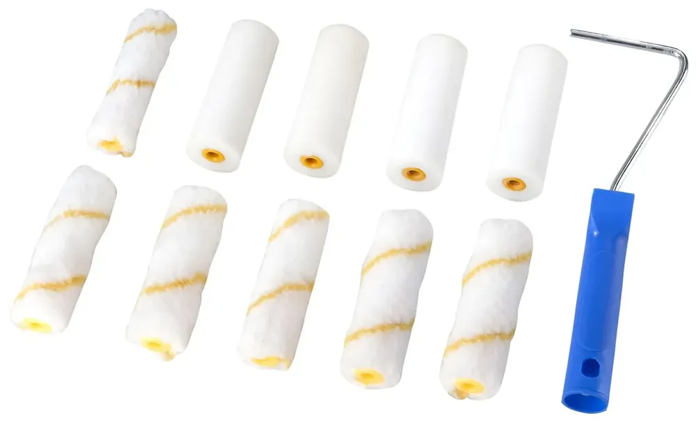 11 -teiliges Wand- und Lackfarben - Rollset Markenprodukt