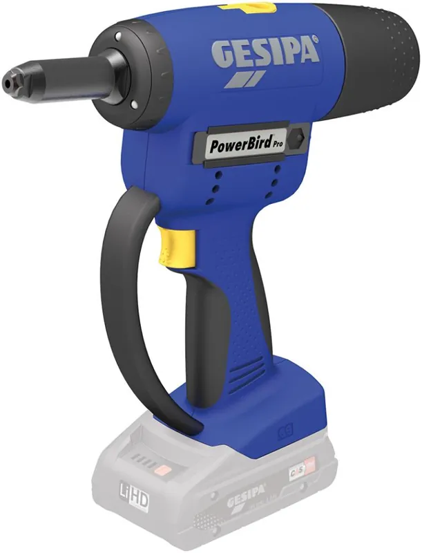 Zertifiziert Akku-Nietpistole solo PowerBirdPRO GE Gesipa ohne Akku ohne Ladegerät Karton