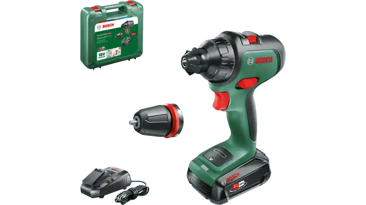 Abverkauf Bosch Akku-Bohrschrauber AdvancedDrill 18, 1x 2,5 Ah und Ladegerät im Koffer